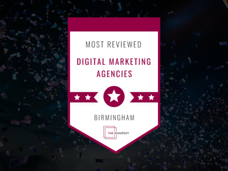 The Manifest Crowns Rewind Creative as one of the Most Reviewed Digital Agencies in Birmingham